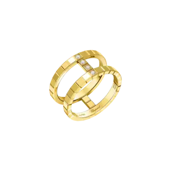 Кольцо Chopard Ice Cube - Кольцо, желтое золото, бриллианты