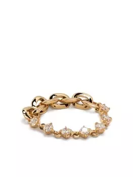 Кольцо clat из желтого золота с бриллиантами Lizzie Mandler Fine Jewelry, золотой