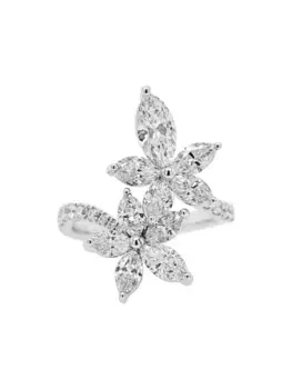 Кольцо Cluster HYT Jewelry, серебряный