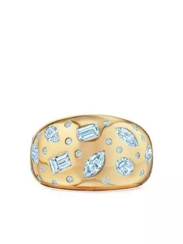 Кольцо Cobblestone из желтого золота с бриллиантами KWIAT, золотой