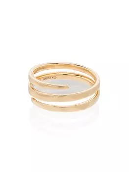 Кольцо Coil из желтого золота Anita Ko, золотой