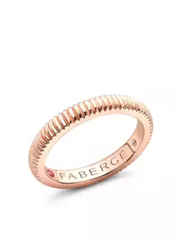 Кольцо Colors of Love из розового золота с рубином FABERG, розовый