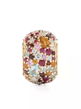 Кольцо Crown из желтого золота с камнями Adina Reyter, золотой