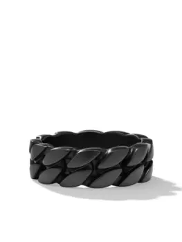 Кольцо Curb Chain David Yurman, черный