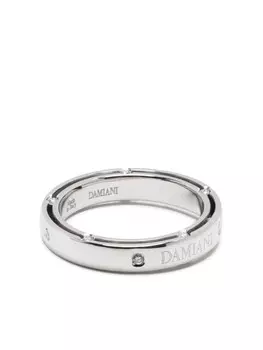 Кольцо D.Side из белого золота с бриллиантами Damiani, серебряный