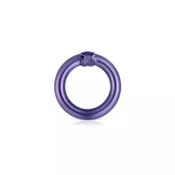 Кольцо-держатель для подвесок Tous Small Hold, серебро/фиолетовый