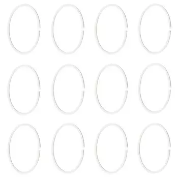 Кольцо для занавески для душа, белое, HASSJN IKEA
