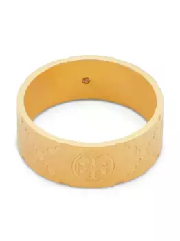 Кольцо Double T Tory Burch, золотой