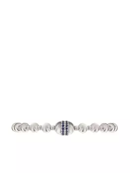 Кольцо Empire из белого золота с сапфирами Officina Bernardi, серебряный