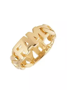 Кольцо Family из позолоченного серебра Maria Black, золотой
