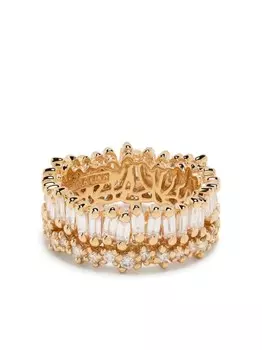 Кольцо Fireworks из желтого золота с бриллиантами Suzanne Kalan, золотой