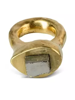 Кольцо Giant Roman Parts of Four, золотой