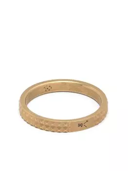 Кольцо гильошированное из желтого золота 18 карат Le Gramme, золотой