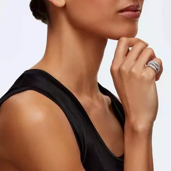 Кольцо гиперболы Swarovski