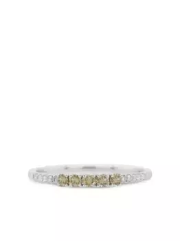 Кольцо из белого золота с бриллиантами HYT Jewelry, серебяный