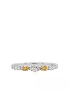 Кольцо из белого золота с бриллиантами HYT Jewelry, серебяный