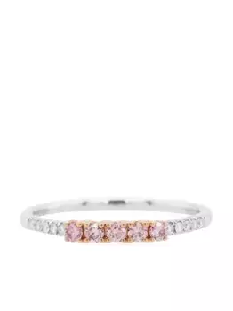 Кольцо из белого золота с бриллиантами HYT Jewelry, серебяный