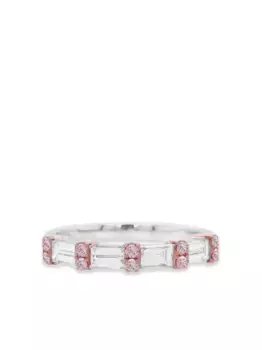 Кольцо из белого золота с бриллиантами HYT Jewelry, серебяный