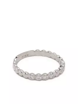 Кольцо из белого золота с бриллиантами Ef Collection, серебряный