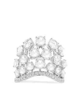 Кольцо из белого золота с бриллиантом HYT Jewelry, белый