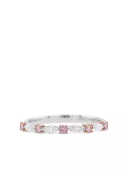 Кольцо из белого золота с бриллиантом HYT Jewelry, серебяный