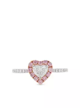 Кольцо из белого золота с бриллиантом HYT Jewelry, розовый