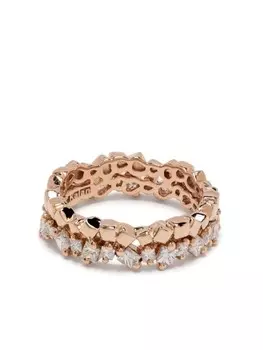 Кольцо из розового золота с бриллиантами Suzanne Kalan, золотой