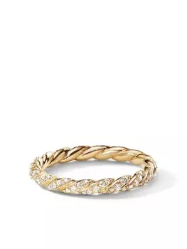 Кольцо из желтого золота с бриллиантами David Yurman, золотой