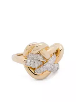 Кольцо из желтого золота с бриллиантами Yvonne Lon, желтый