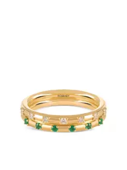 Кольцо из желтого золота с бриллиантами ROSEKEY, золотой