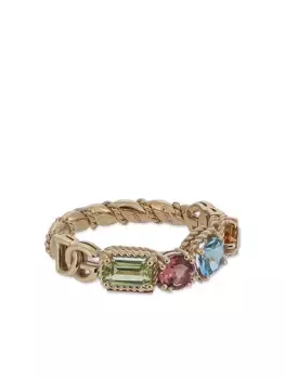 Кольцо из желтого золота с камнями DOLCE & GABBANA, золотой