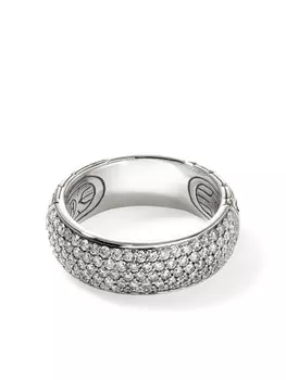 Кольцо JH Essential из белого золота с бриллиантами John Hardy, серебряный