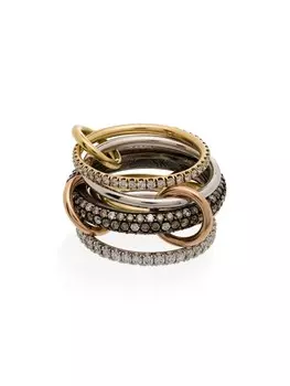 Кольцо Leo из желтого золота с бриллиантами Spinelli Kilcollin, золотой