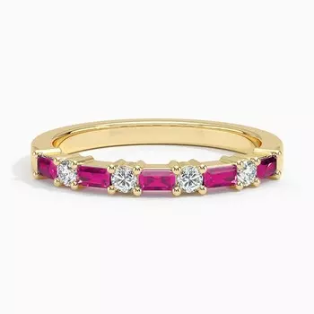 Кольцо Leona Lab Ruby and Diamond Brilliant Earth