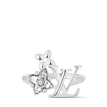 Кольцо Лулуграм Louis Vuitton, серебряный