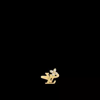 Кольцо LV Iconic Flower Louis Vuitton, золотой