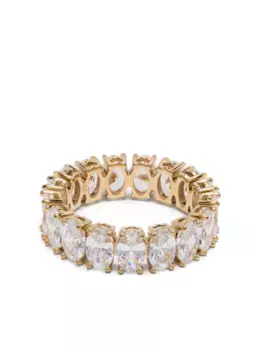 Кольцо Matrix Swarovski, золотой