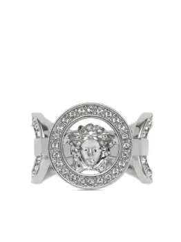 Кольцо Medusa '95 с кристаллами VERSACE, серебяный