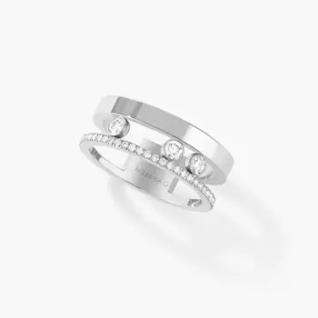 Кольцо Messika Move Romane, белое золото/бриллианты