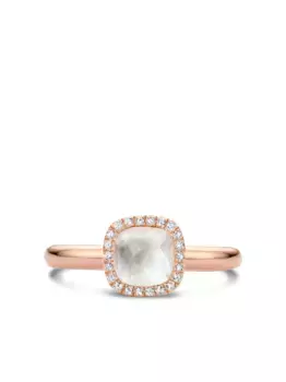 Кольцо Milano Sweeties из розового золота с бриллиантами Tirisi, розовый