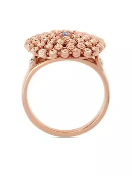 Кольцо Mimosa из розового золота с сапфиром Officina Bernardi, розовый