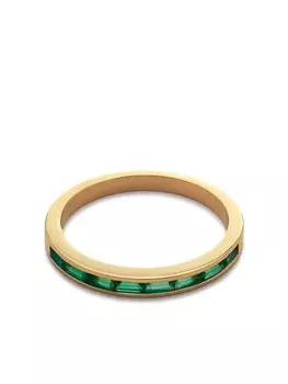 Кольцо Mini Baguette Half Eternity Monica Vinader, золотой