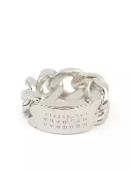 Кольцо Minimal MM6 Maison Margiela, серебяный