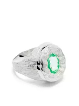 Кольцо Mirror с сапфиром Bleue Burnham, серебяный