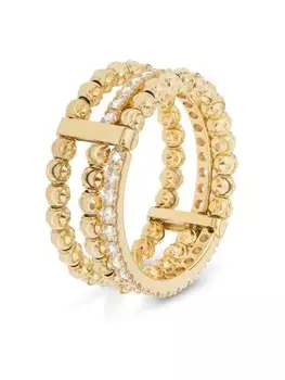 Кольцо Moon Eden из желтого золота с бриллиантами Officina Bernardi, золотой