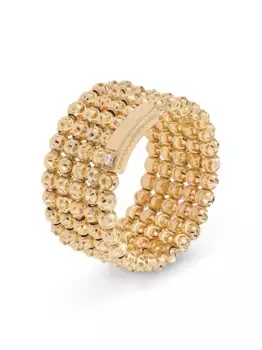 Кольцо Moon из желтого золота с бриллиантами Officina Bernardi, золотой