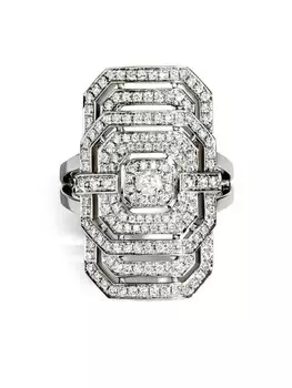 Кольцо My Way из стерлингового серебра с бриллиантом STATEMENT PARIS, серебряный