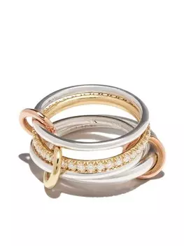 Кольцо Nimbus SG из желтого золота и серебра с бриллиантами Spinelli Kilcollin, золотой