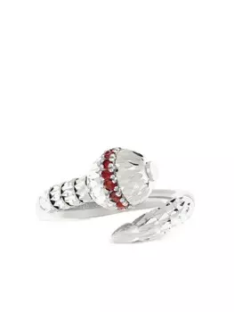 Кольцо Ophidia из белого золота с рубином Officina Bernardi, серебряный