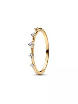 Кольцо Pandora Era Lab-Grown Diamond Station Ring, золото